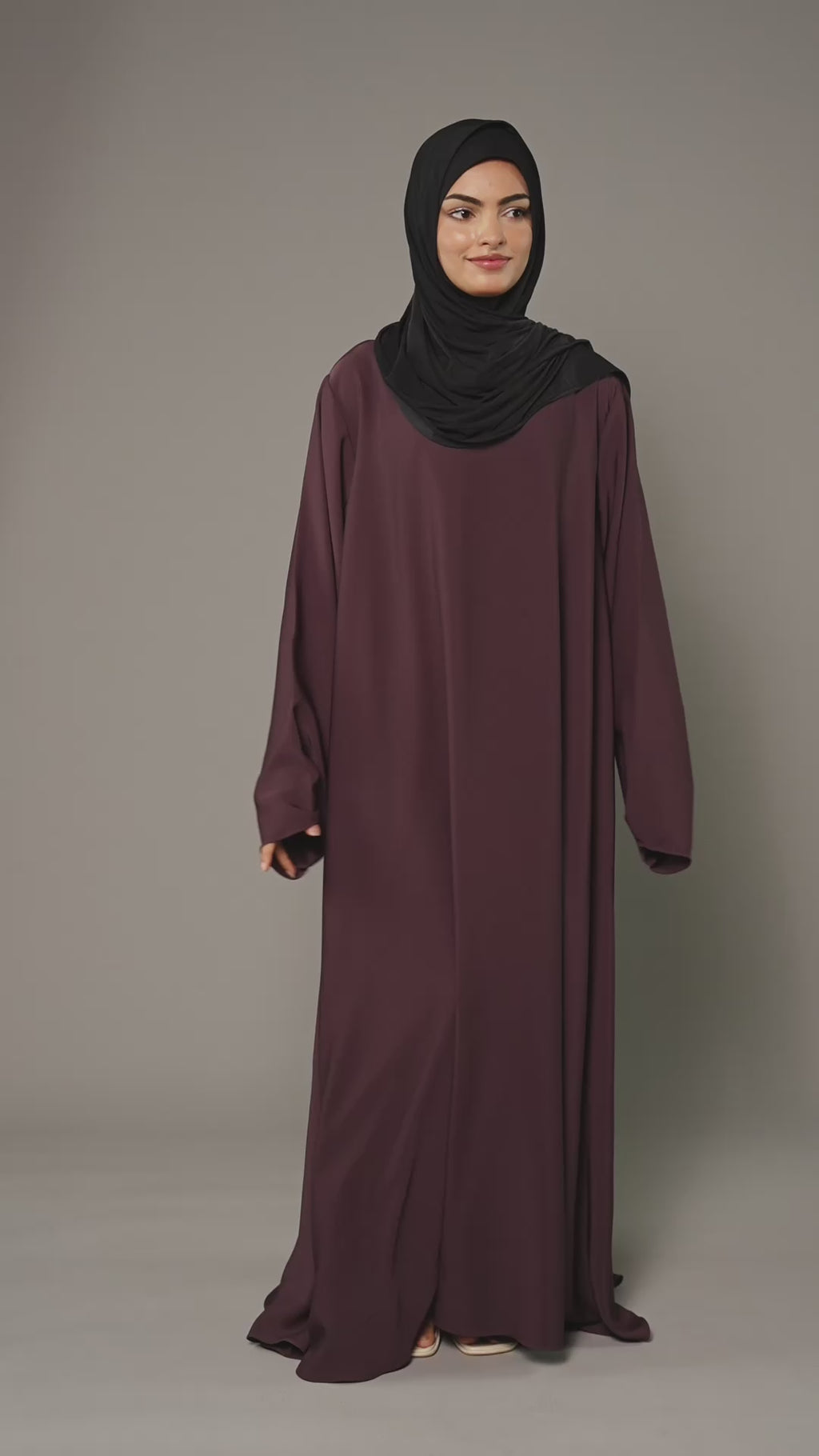 Safa Abaya kjole – Blomme