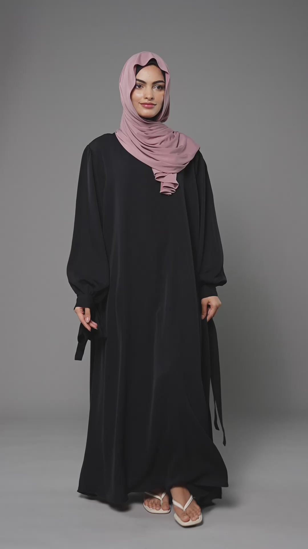 Aya Abaya kjole – Sort