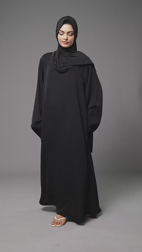 Noor Abaya kjole – Sort