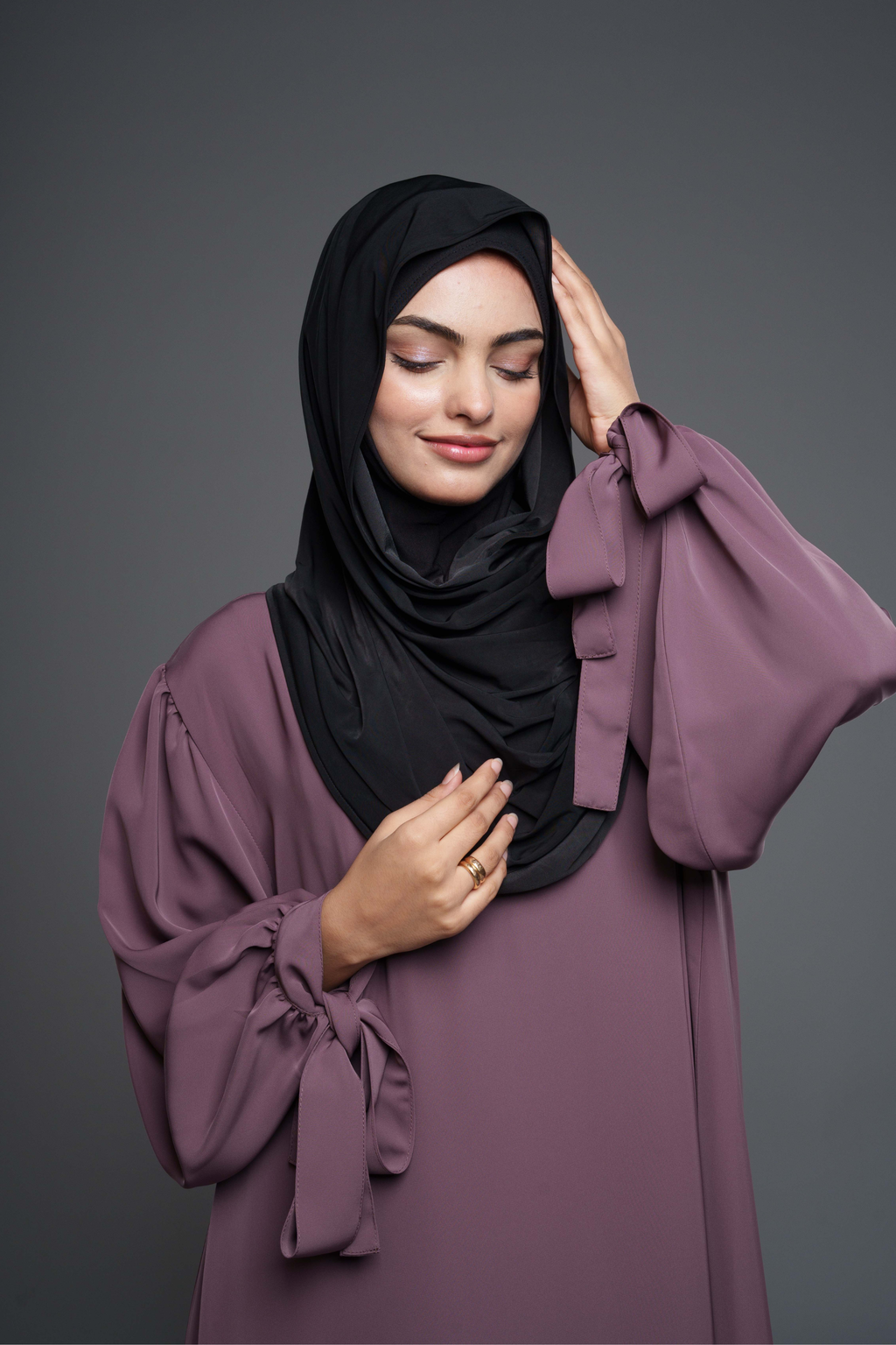Premium Jersey Hijab – Sort
