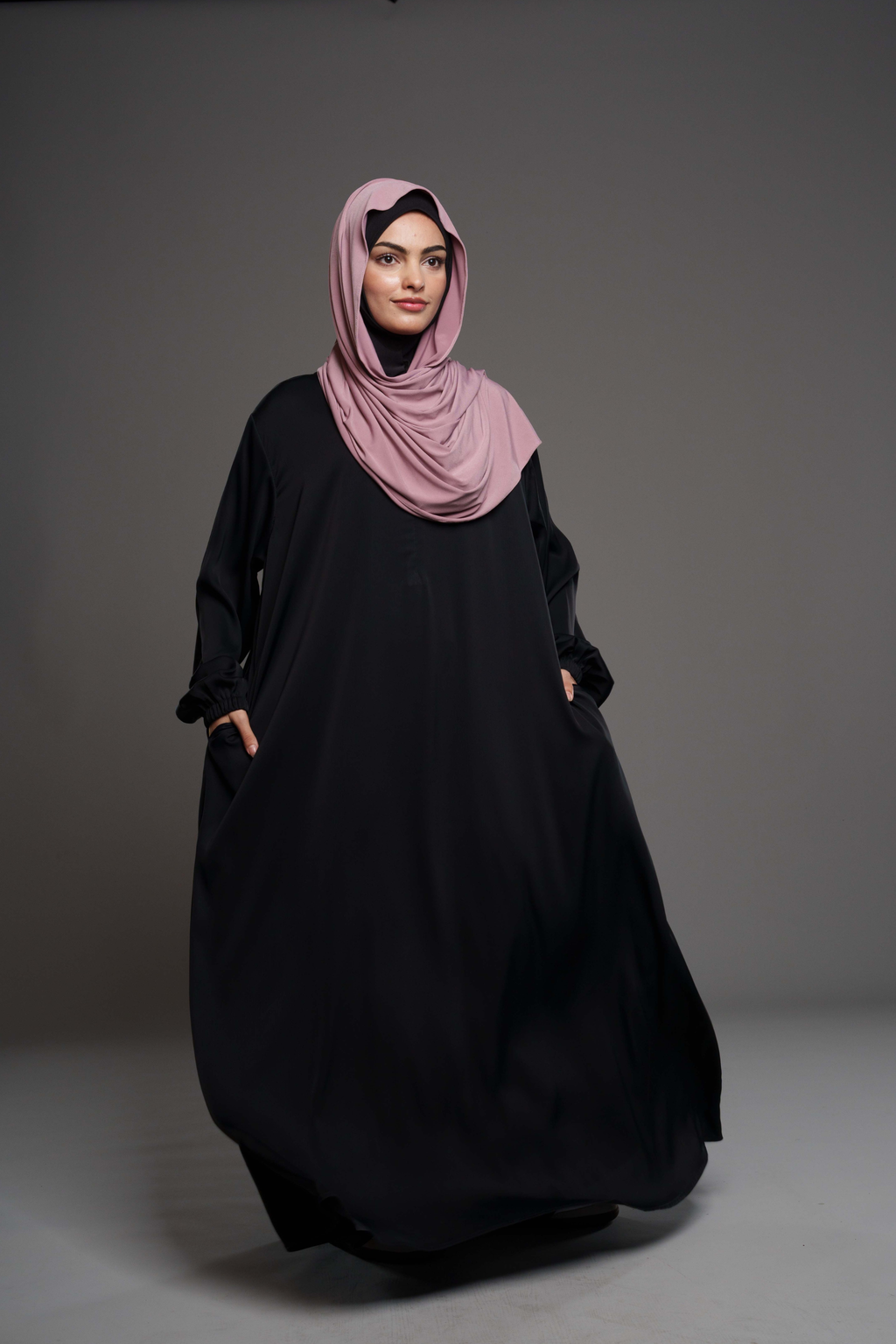 Nisa Abaya kjole – Sort