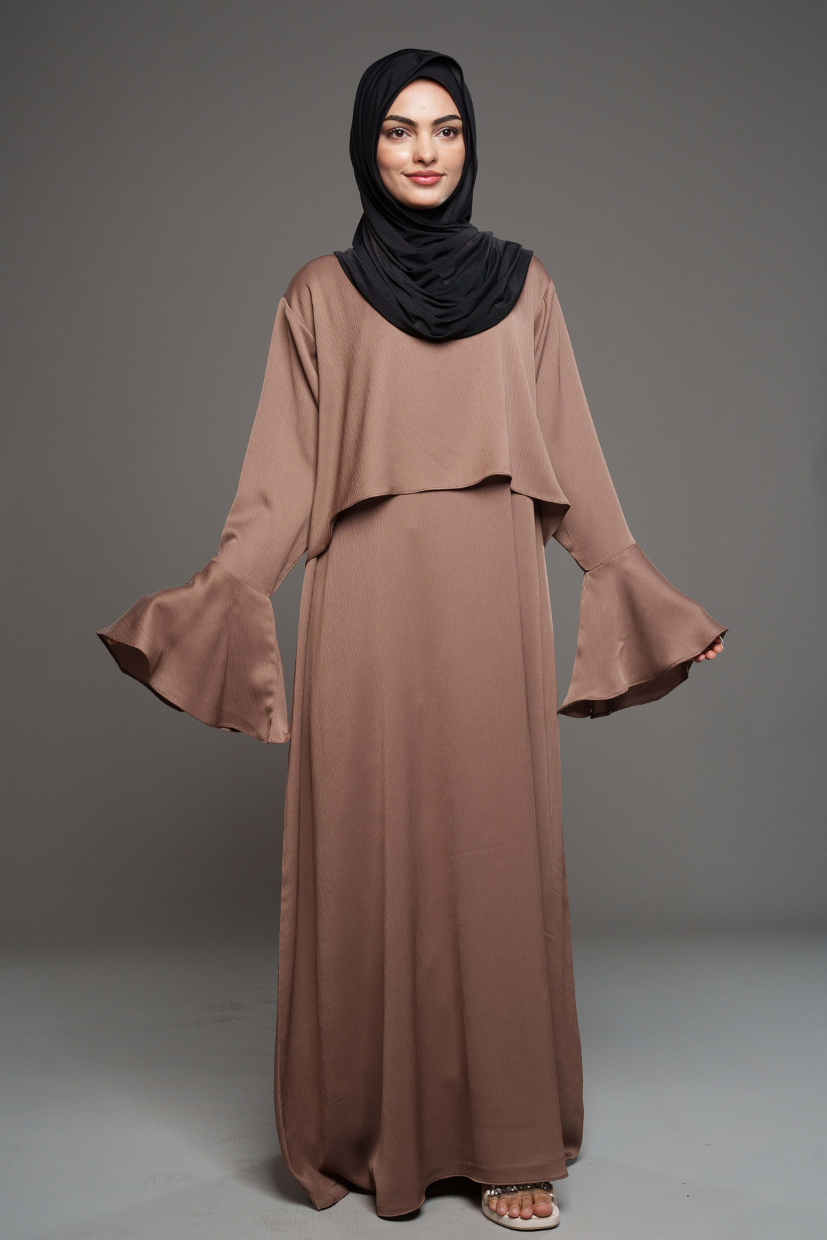 Haya Abaya kjole – Brun