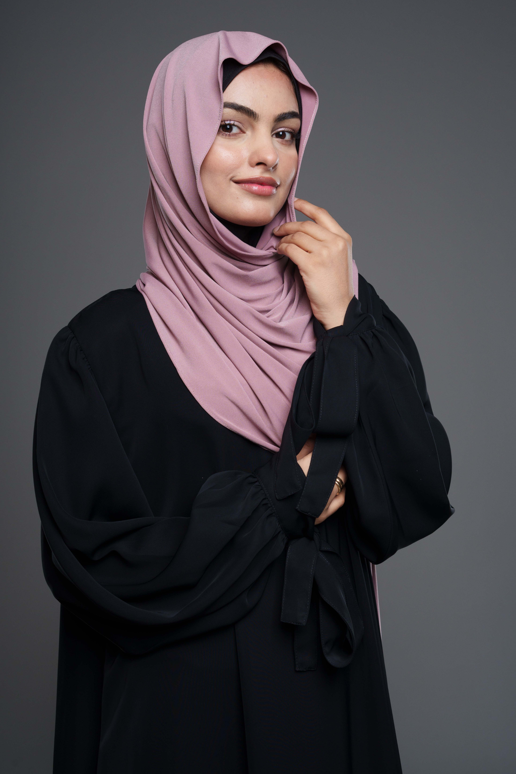 Premium Jersey Hijab – Rosa