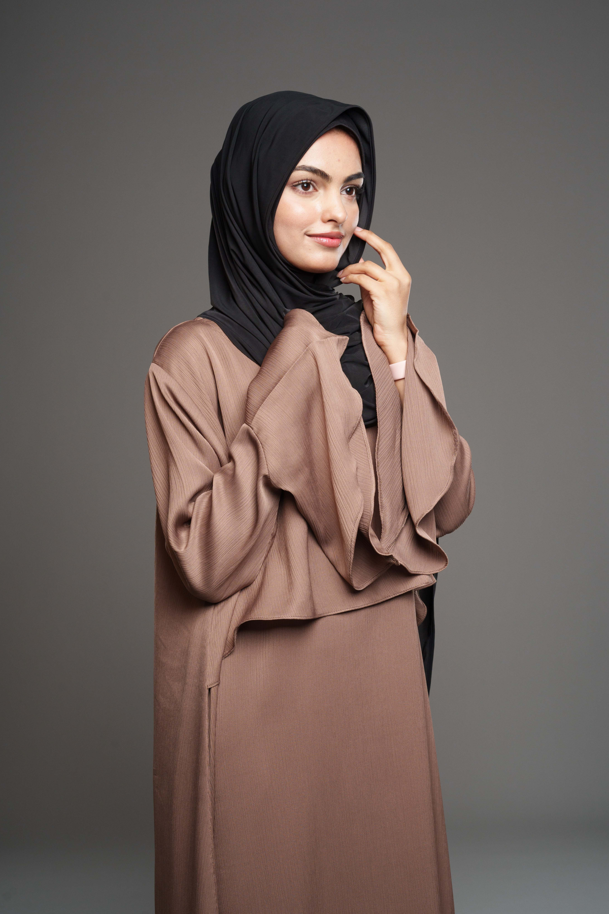 Haya Abaya kjole – Brun