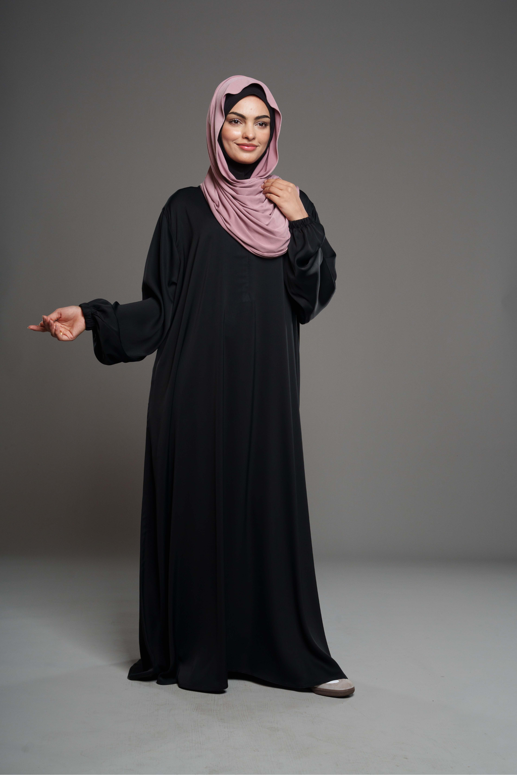 Nisa Abaya kjole – Sort