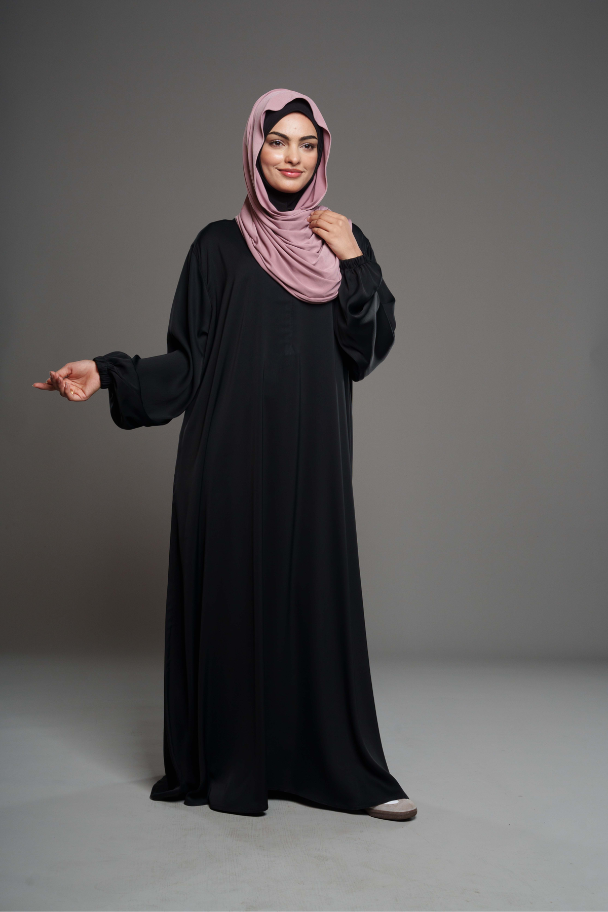 Nisa Abaya kjole – Sort