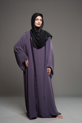 Deen 2-delt Abaya kjole – Charcoal