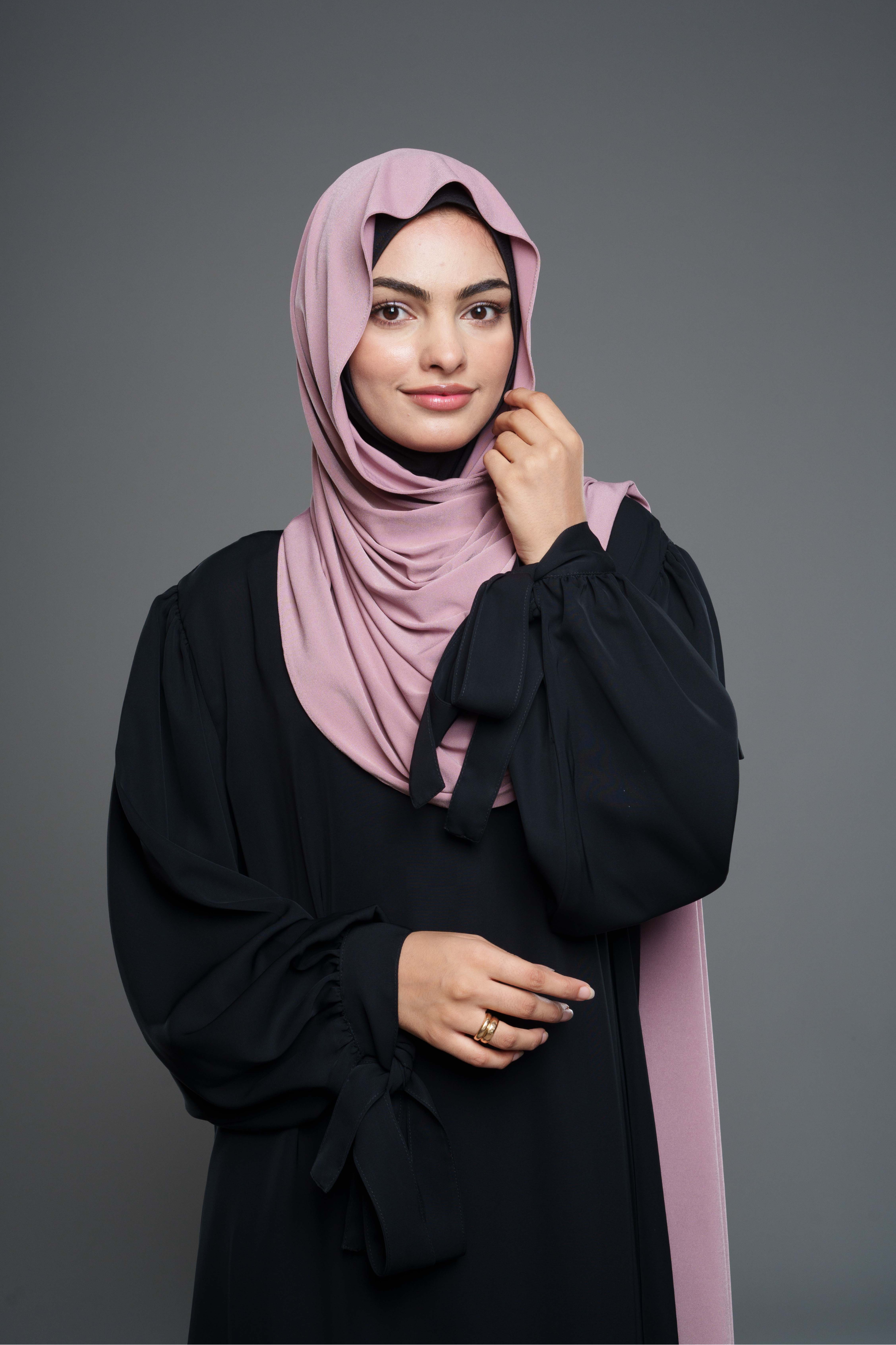 Premium Jersey Hijab – Rosa