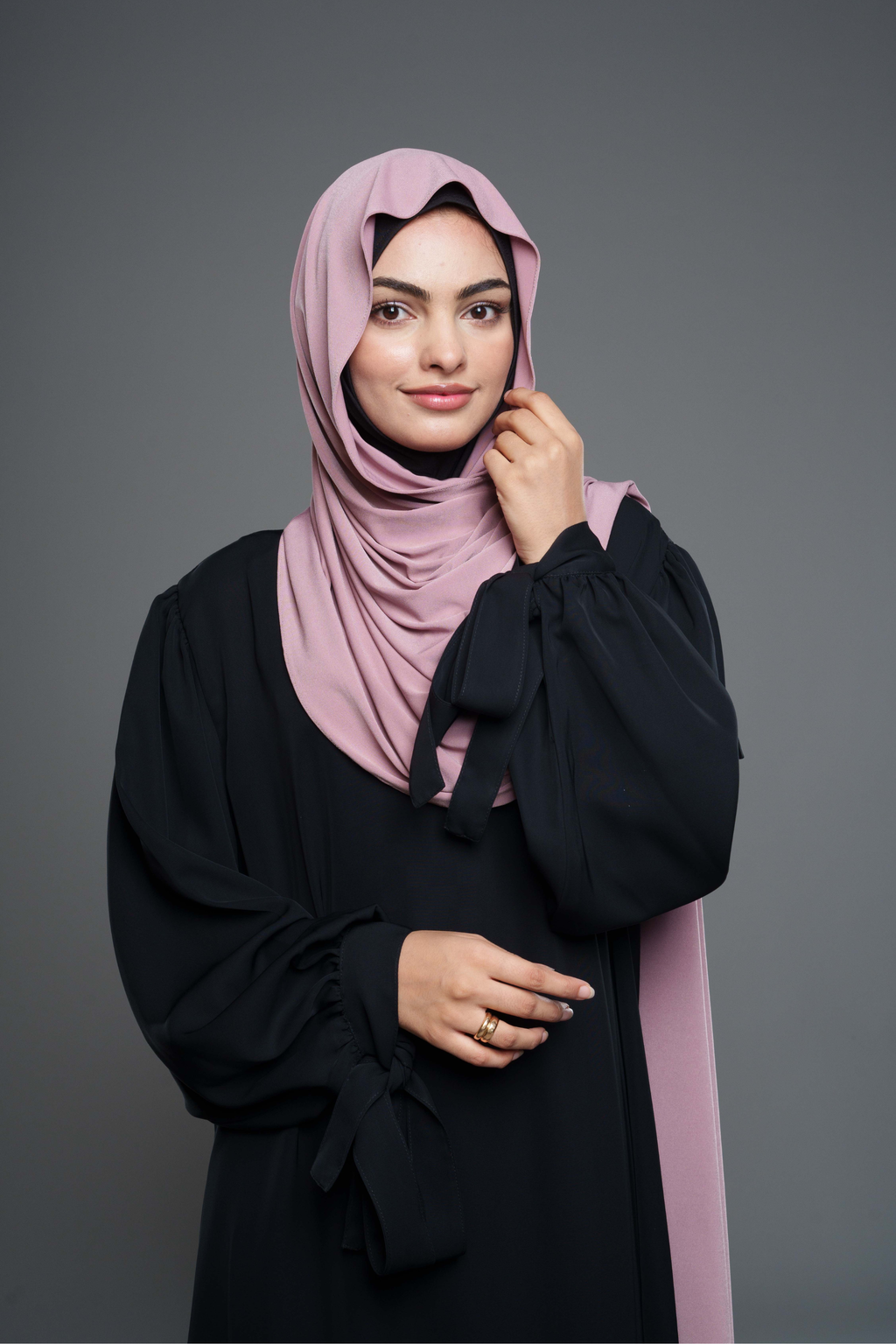 Premium Jersey Hijab – Rosa