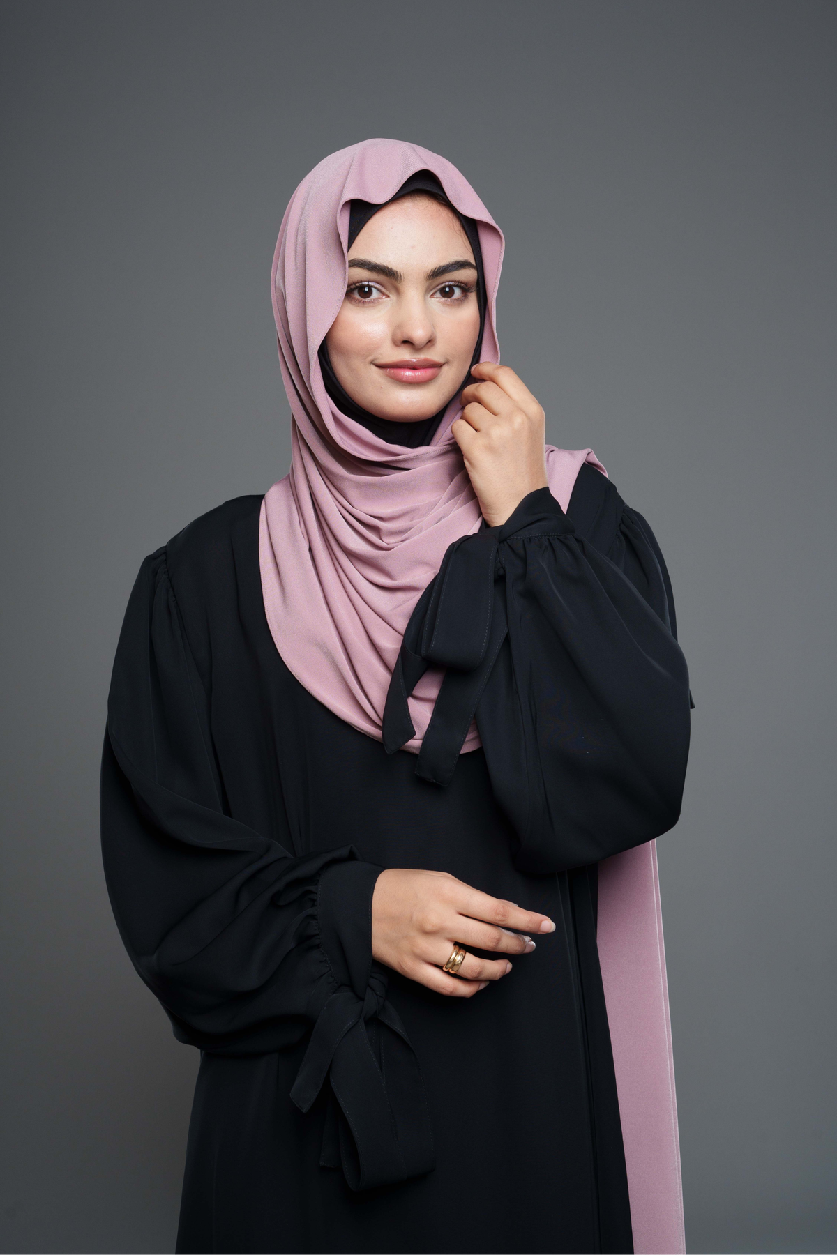 Premium Jersey Hijab – Rosa