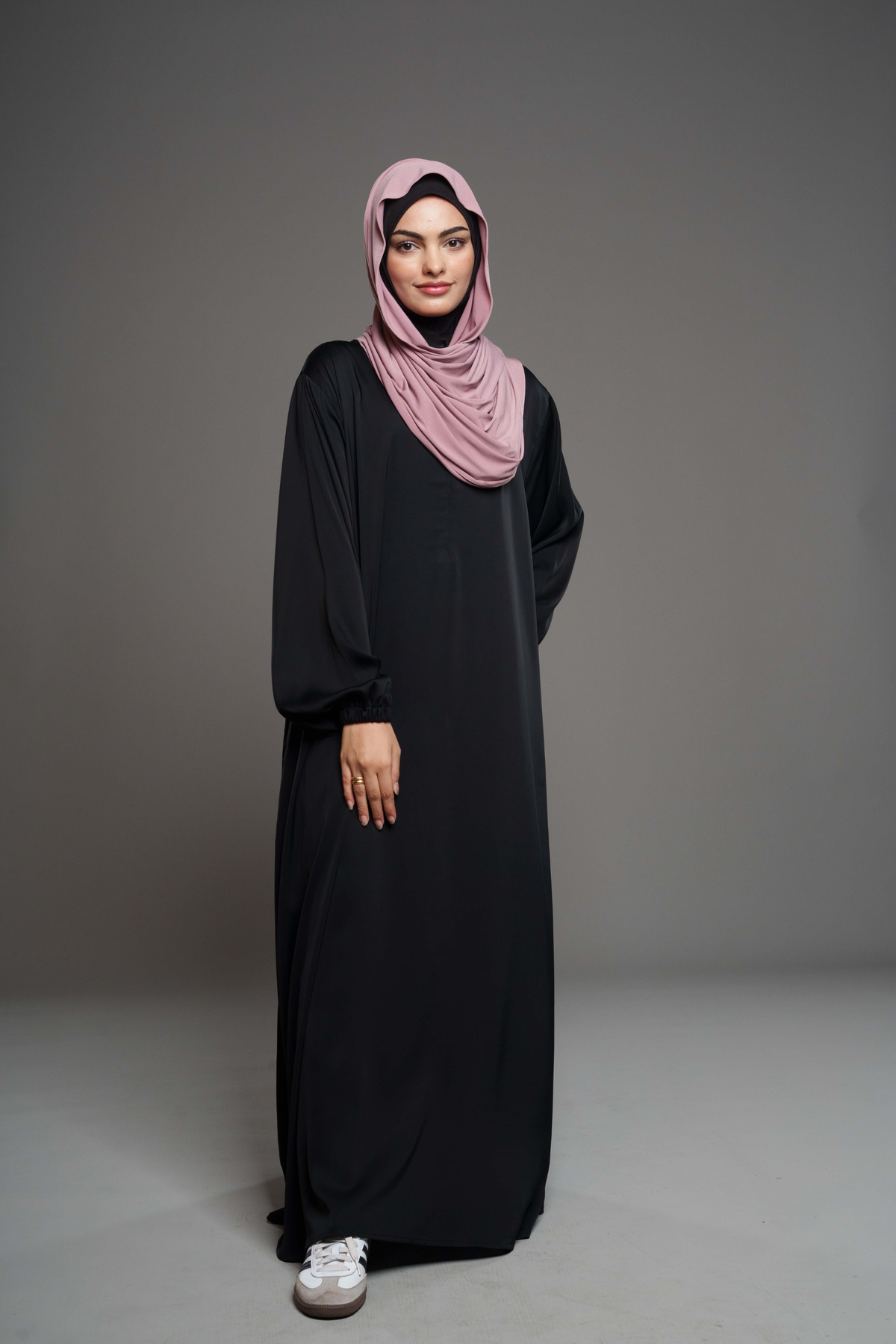 Nisa Abaya kjole – Sort