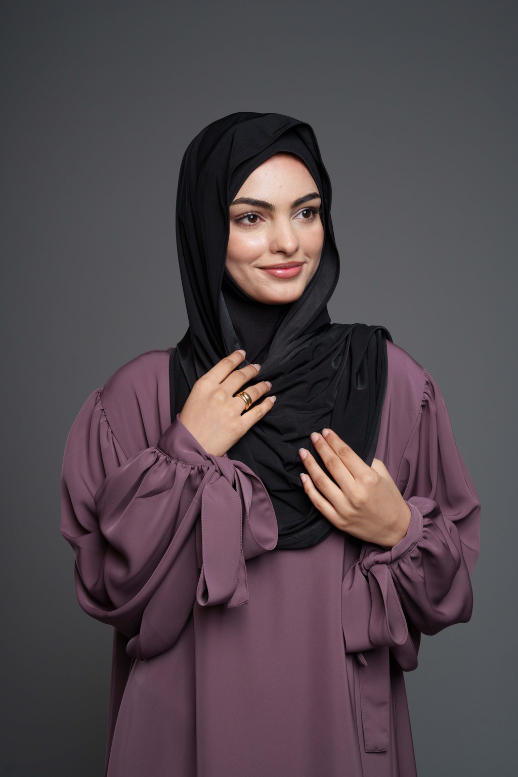 Premium Jersey Hijab – Sort